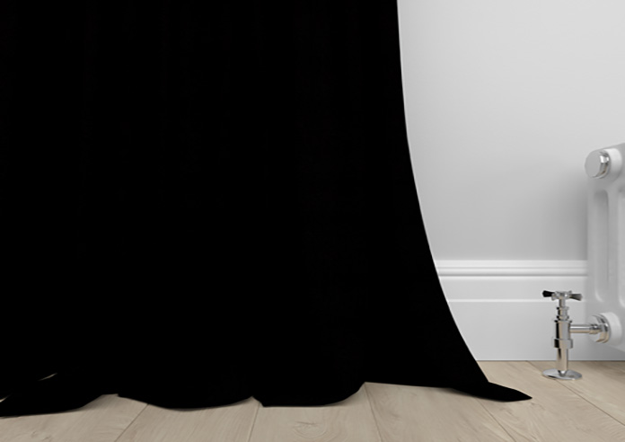 Faux Suede, Black - Made to Measure Curtains - Image 6